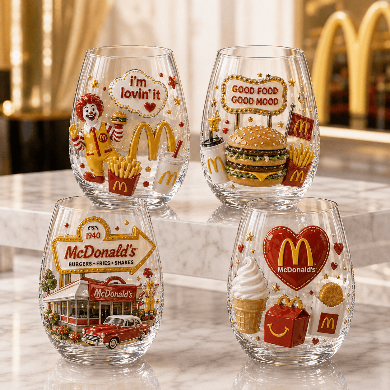 Premium MDN Whiskey Glass Set TTTT