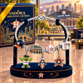 HTA Silver Charm Bracelet Set TMH